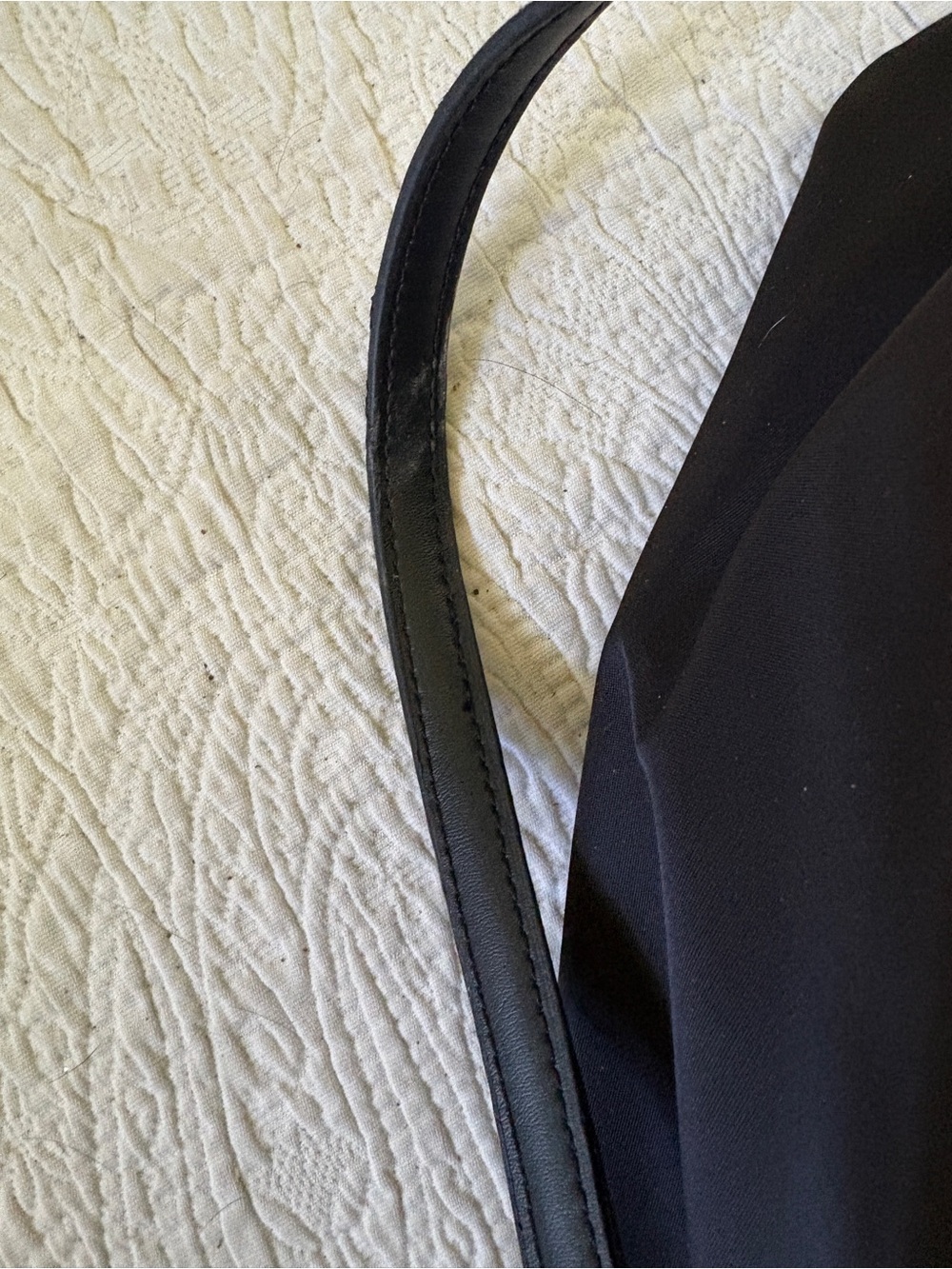 NEW Calvin Klein Black Chain-Handle Microfiber Tote Shoulder Bag / Purse - Picture 14 of 14